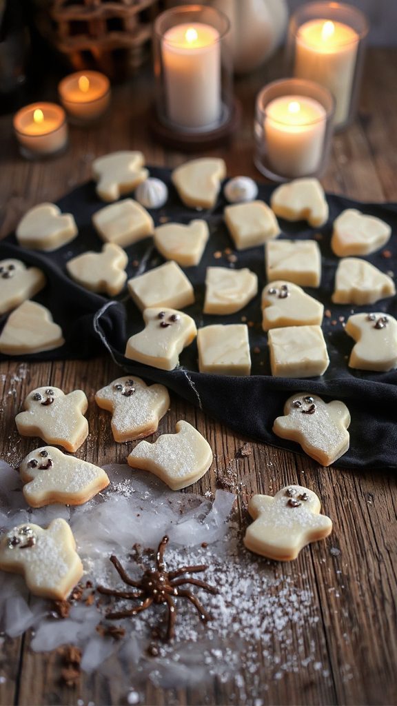 ghostly white chocolate bars ghostly white chocolate bars