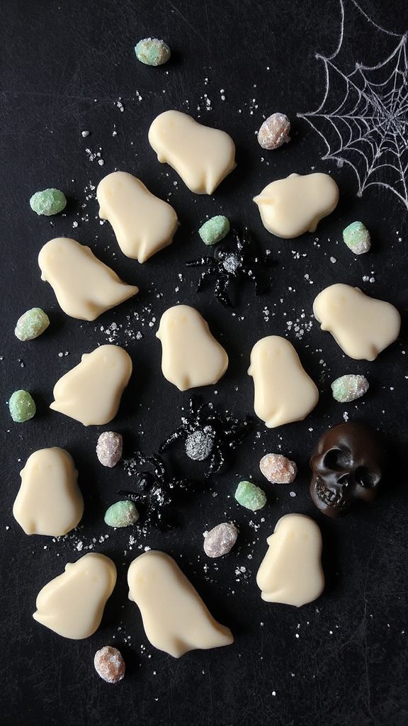 ghostly white chocolate treats ghostly white chocolate treats