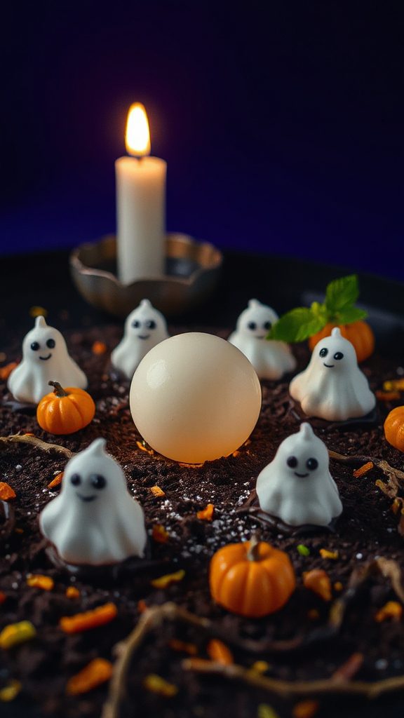 ghostly white chocolate treats ghostly white chocolate treats