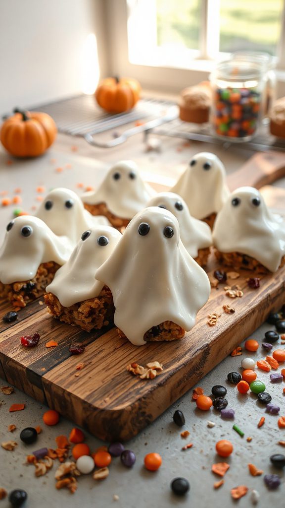 ghostly yogurt covered granola ghostly yogurt covered granola