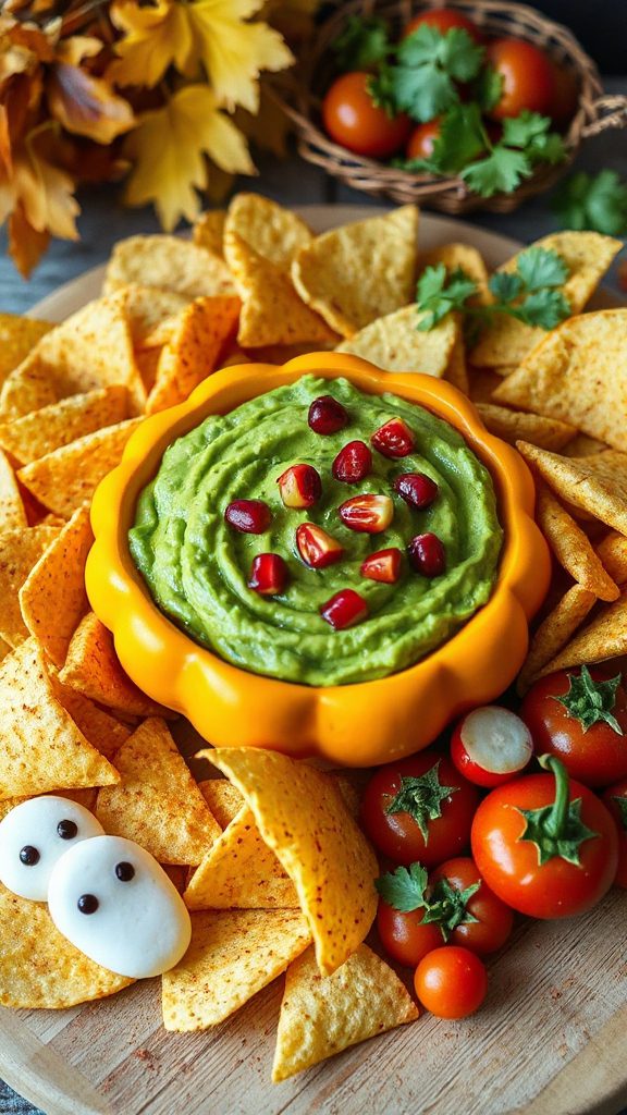 ghoulish guacamole halloween snack ghoulish guacamole halloween snack