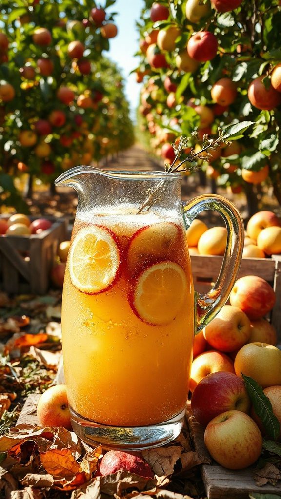 ginger apple lemon spritz