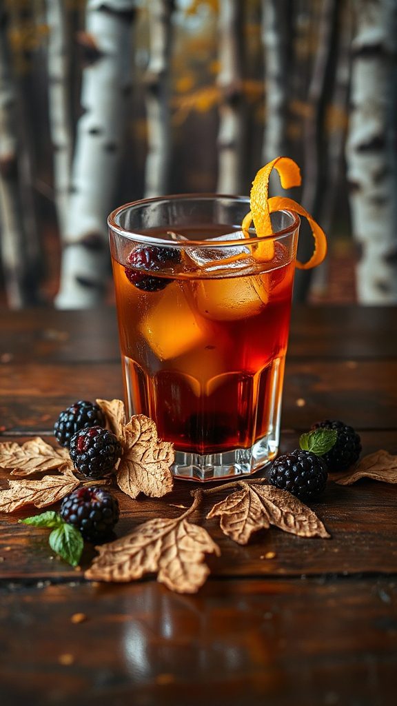 ginger blackberry cocktail twist