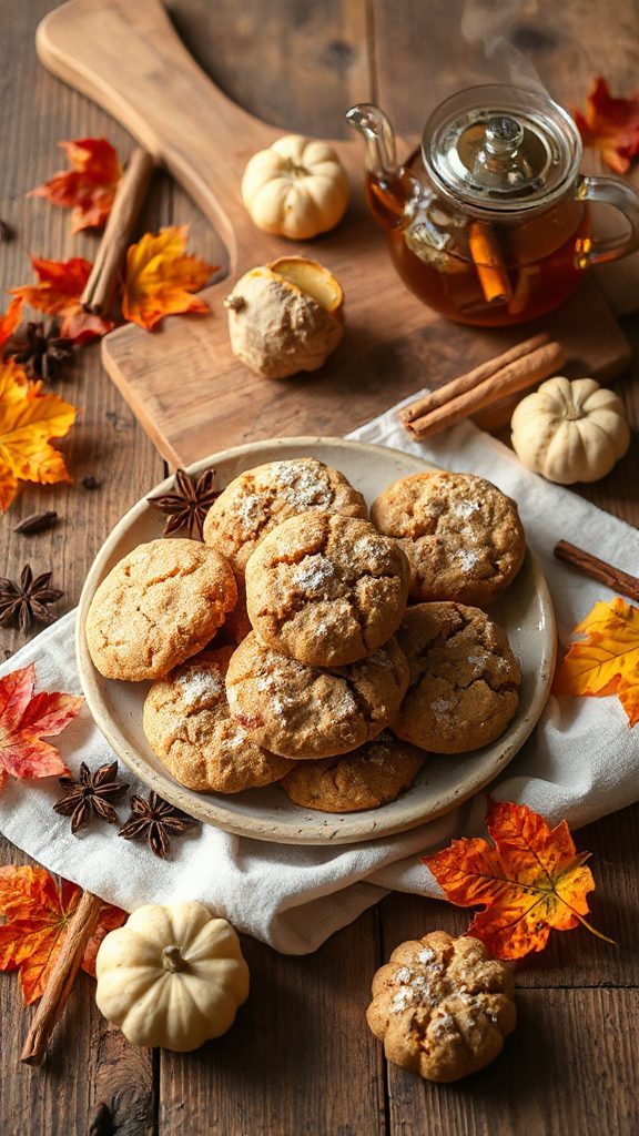 ginger chai spiced cookies ginger chai spiced cookies