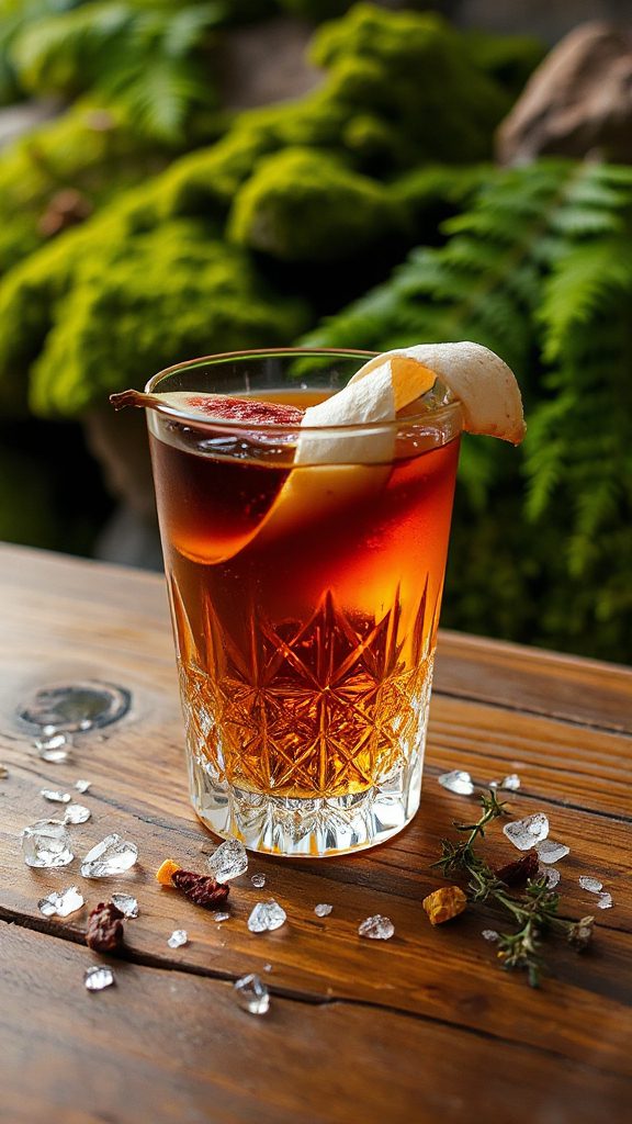 ginger infused old fashioned cocktail ginger infused old fashioned cocktail