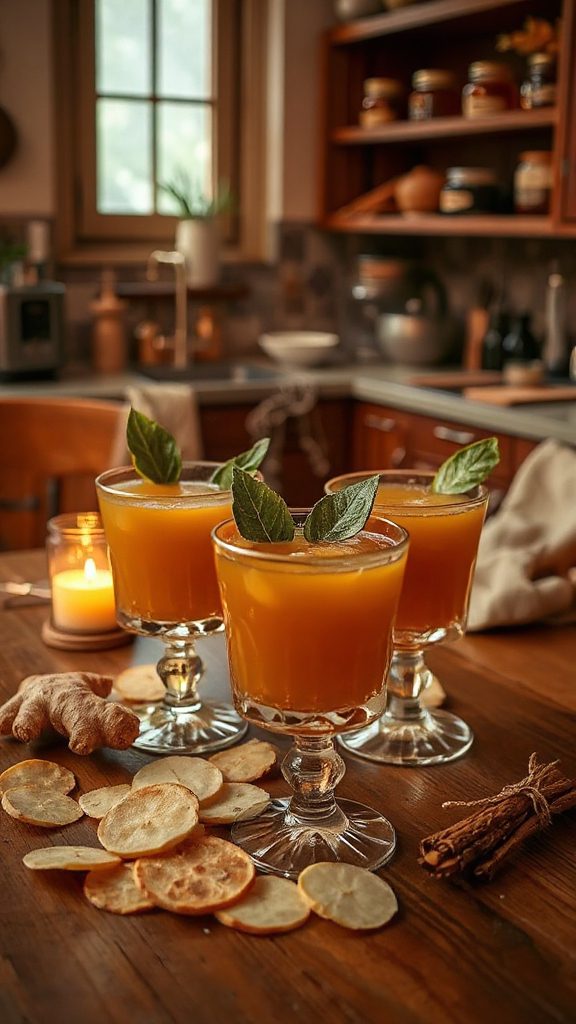 ginger infused soothing cocktail ginger infused soothing cocktail