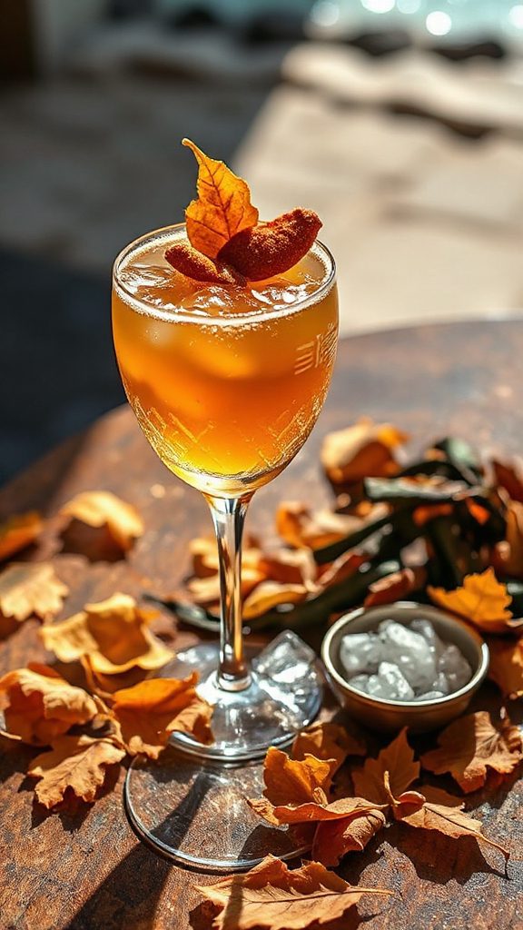 ginger maple sour cocktail recipe