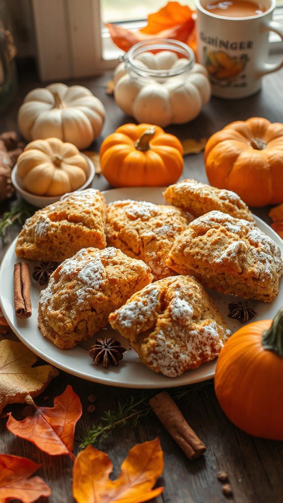 ginger pumpkin scones recipe