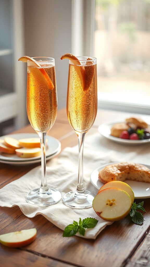 ginger snap apple mimosa