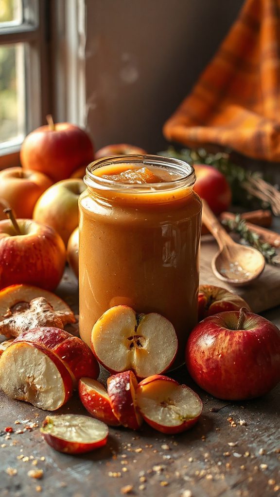 ginger spiced apple sauce recipe ginger spiced apple sauce recipe