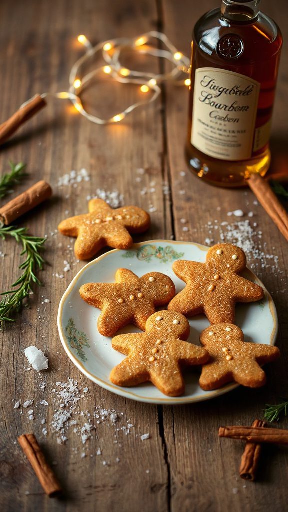 gingerbread cookies with bourbon