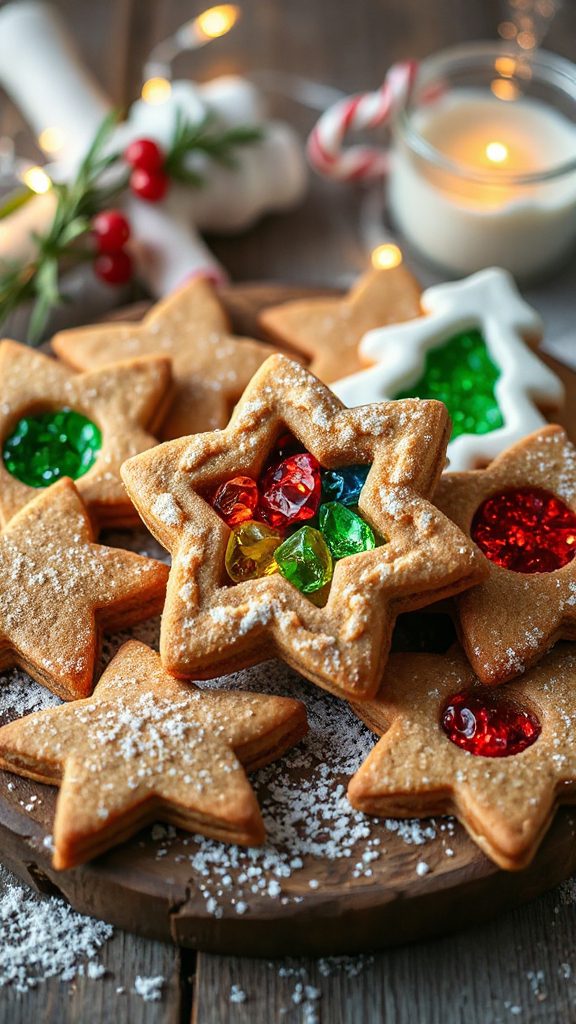 gingerbread cookies with candy