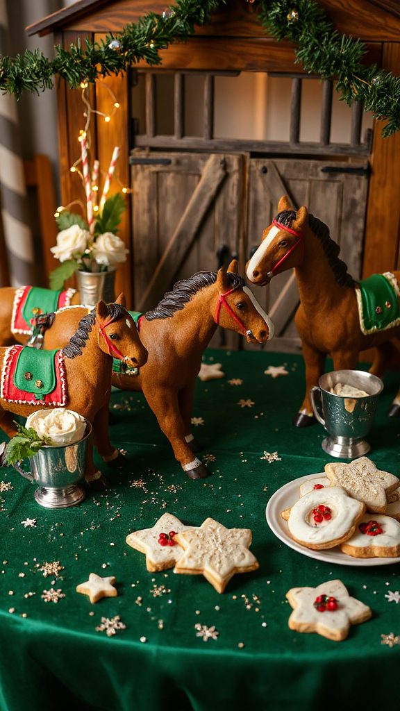 gingerbread horse holiday cookies