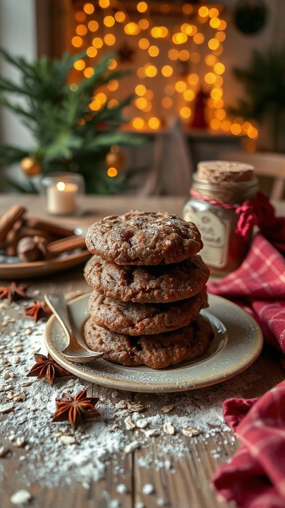 gingerbread oatmeal cookie recipe