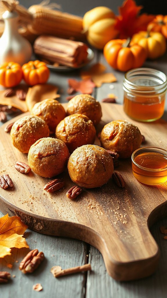 gingerbread pumpkin spice snacks