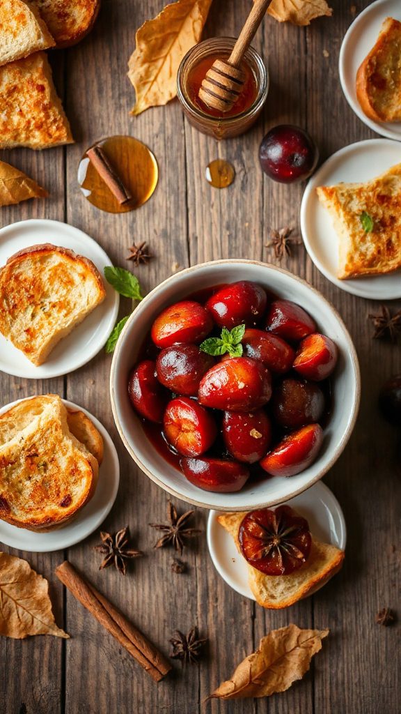 gingered plum compote recipe gingered plum compote recipe