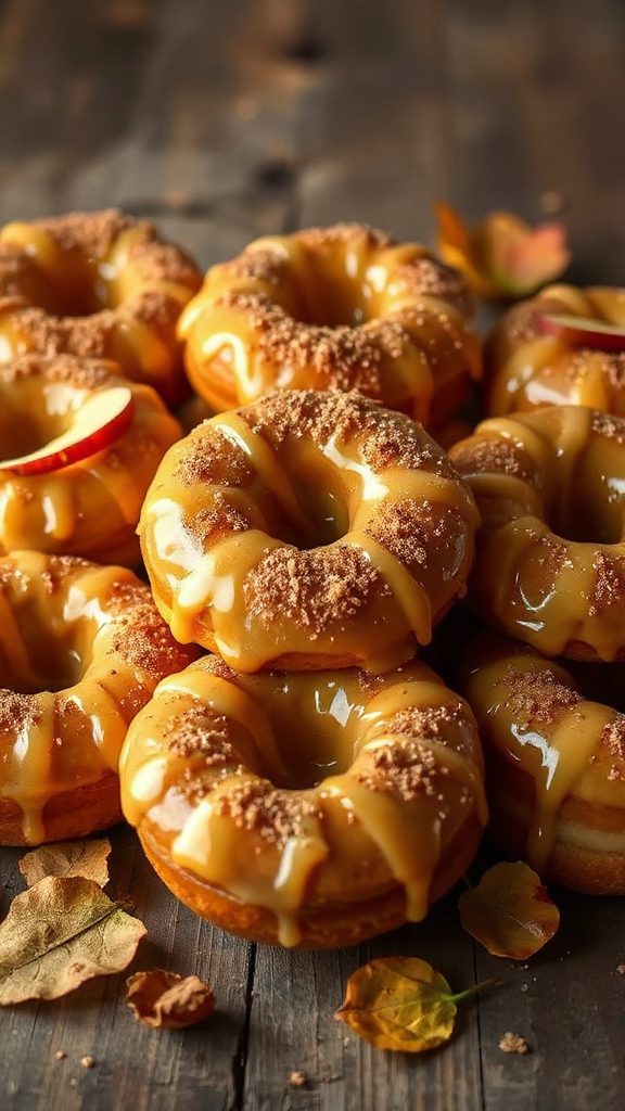 glazed apple cider donuts
