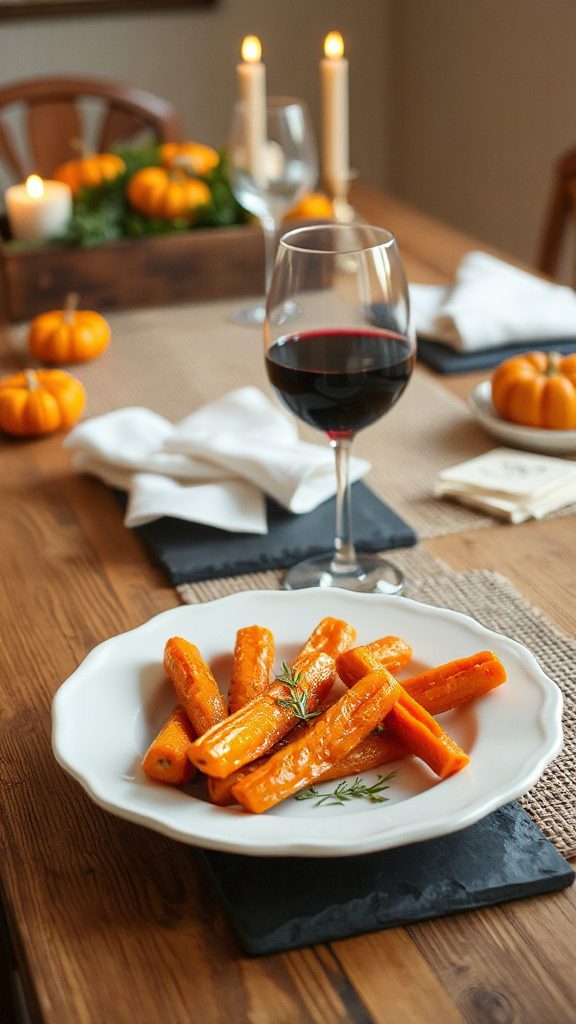 glazed carrots with grenache