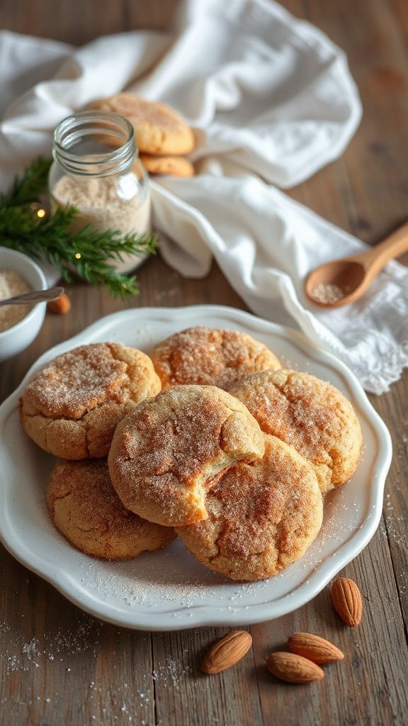 gluten free almond snickerdoodles recipe