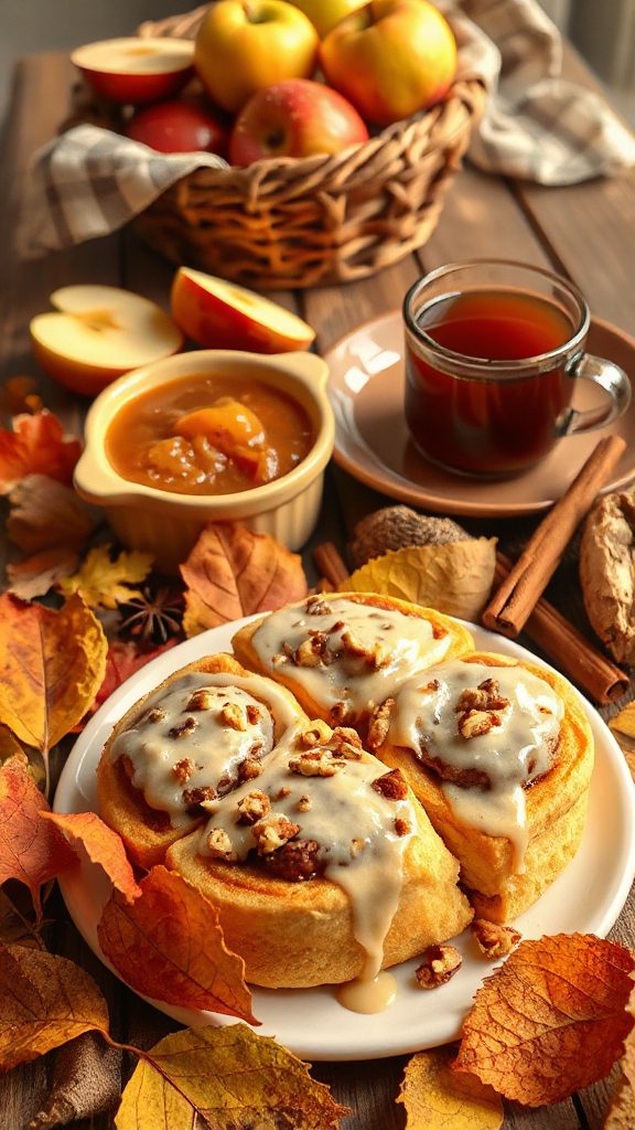 gluten free apple cinnamon rolls
