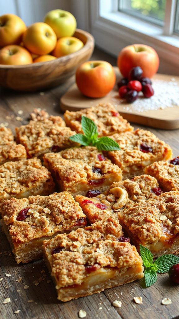 gluten free apple dessert bars