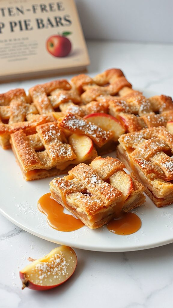gluten free apple pie bars