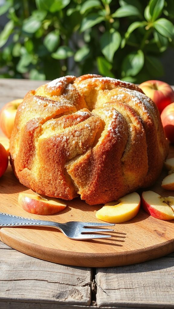 gluten free apple pound cake
