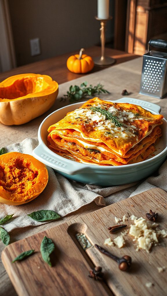 gluten free butternut squash lasagna