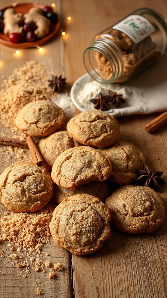 gluten free ginger molasses cookies