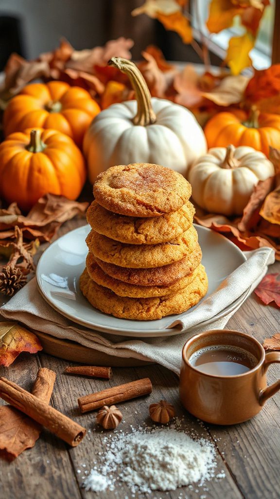 gluten free pumpkin snickerdoodle cookies gluten free pumpkin snickerdoodle cookies