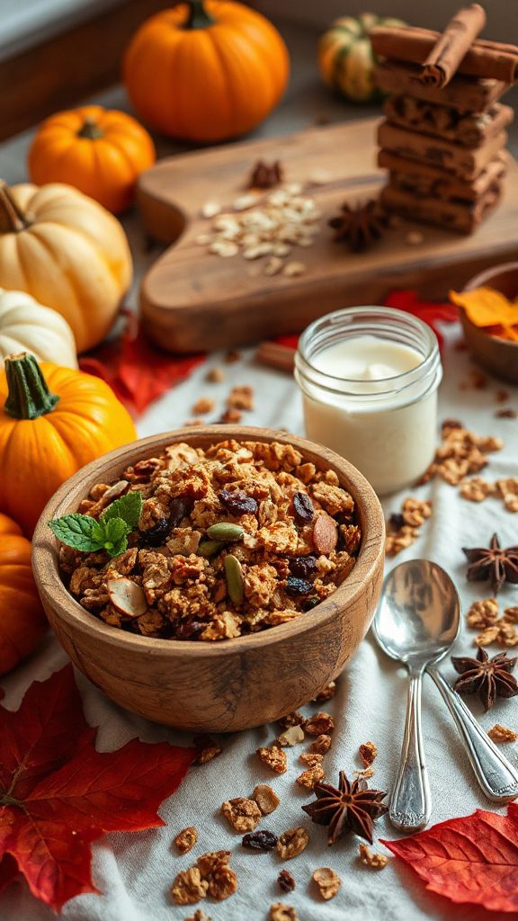gluten free pumpkin spice granola