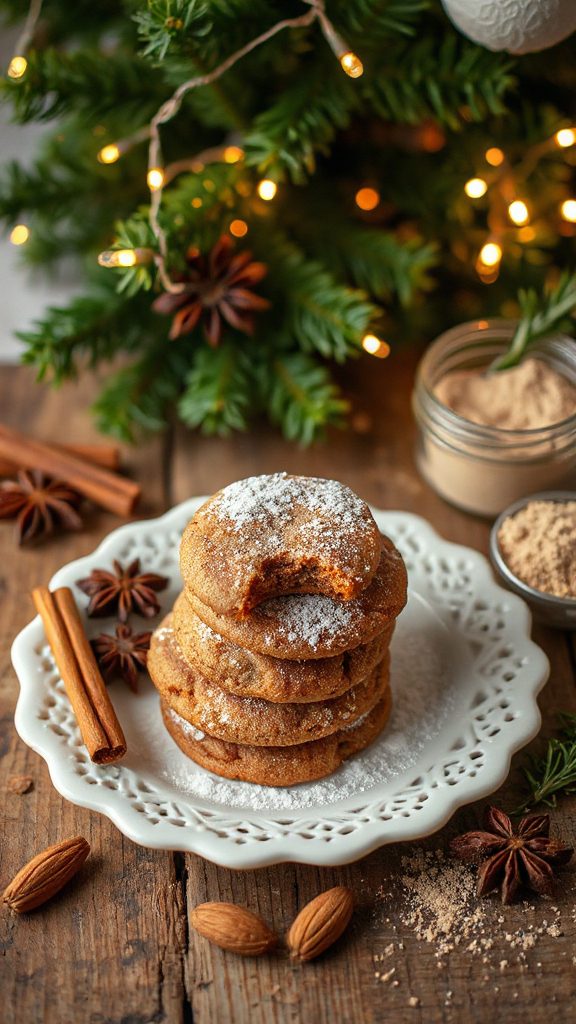 gluten free spiced holiday cookies