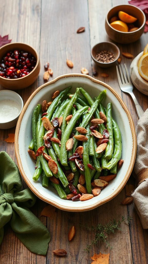 golpar spiced green bean side