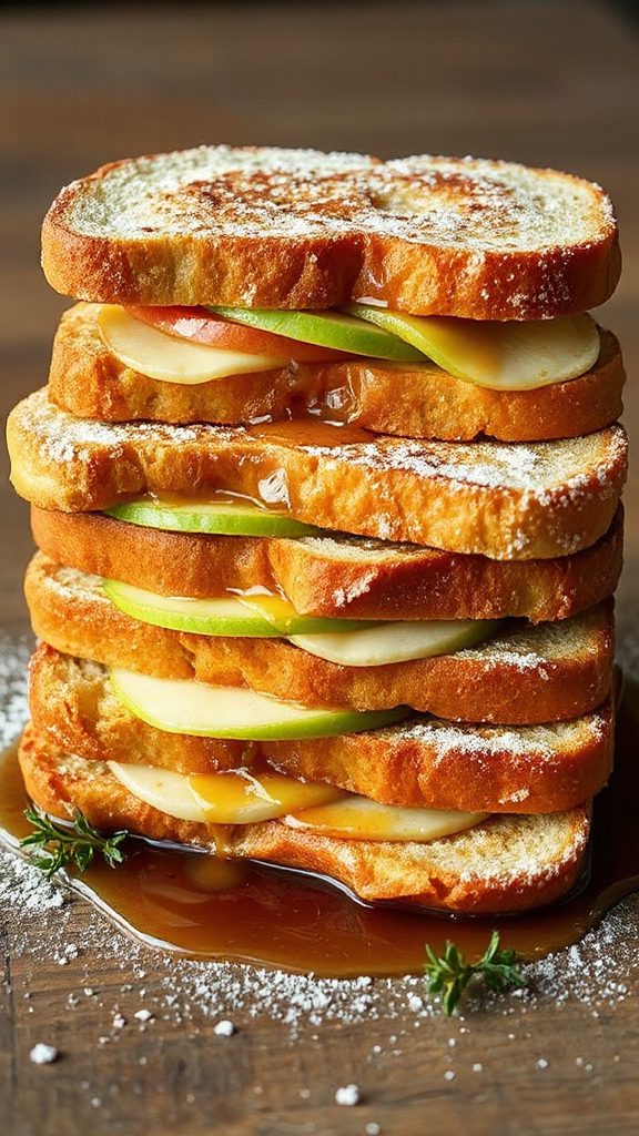 gourmet apple brie french toast gourmet apple brie french toast