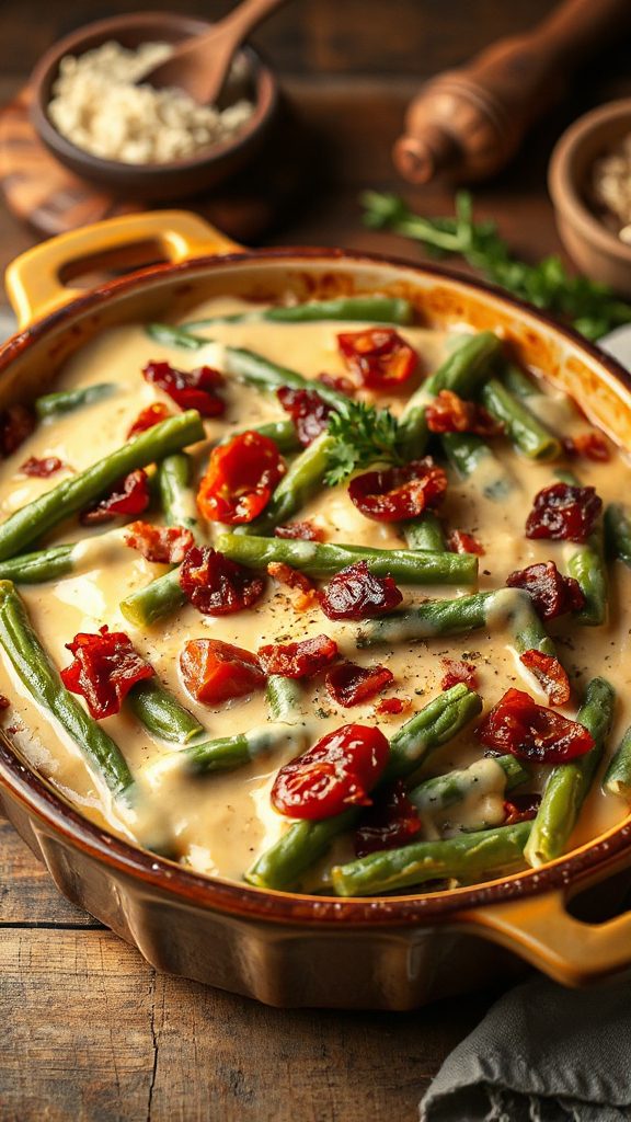 gourmet green bean casserole gourmet green bean casserole