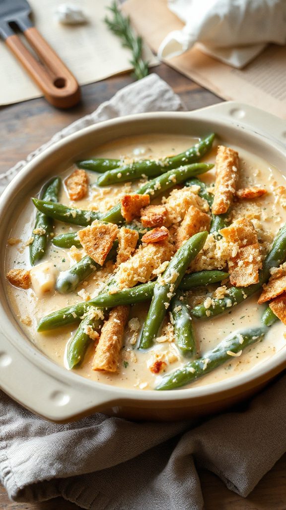 gourmet green bean casserole