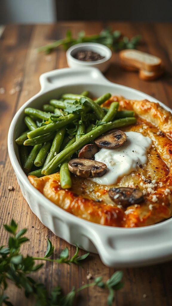 gourmet green bean casserole