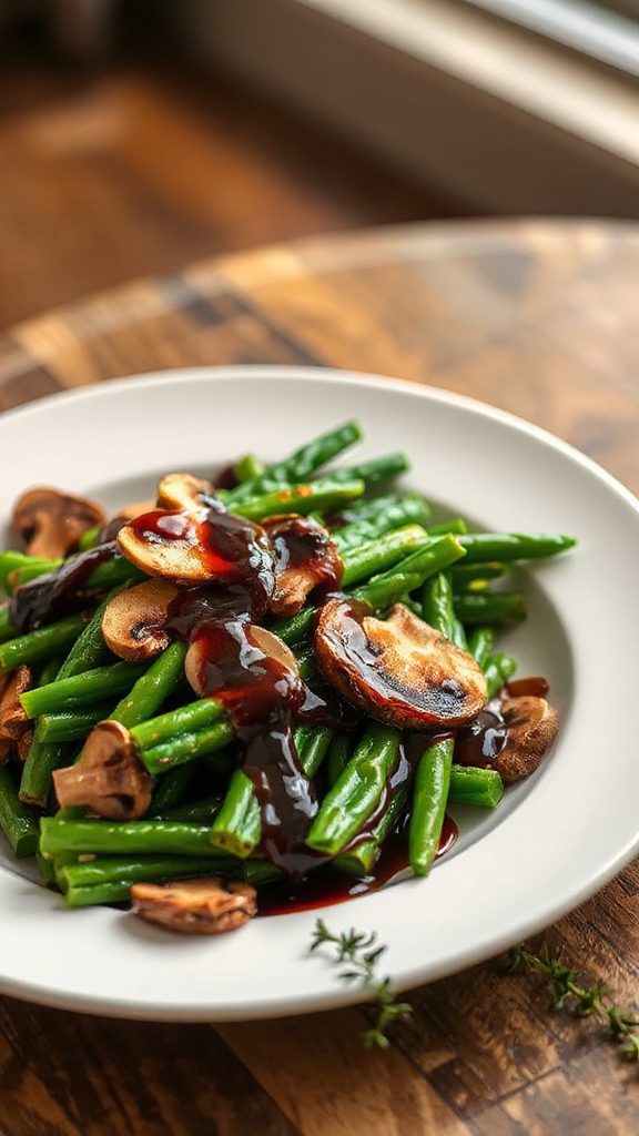 gourmet mushroom balsamic sauce