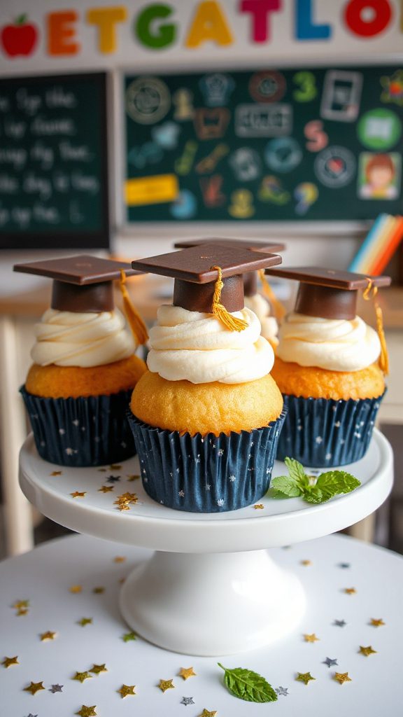 graduation cupcake celebration treats