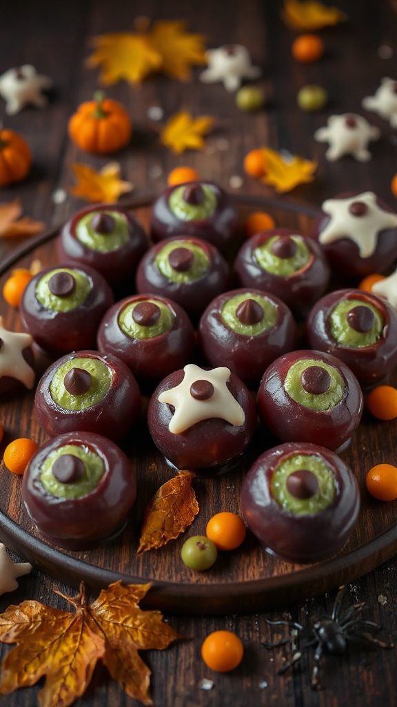 grape themed halloween candy treat