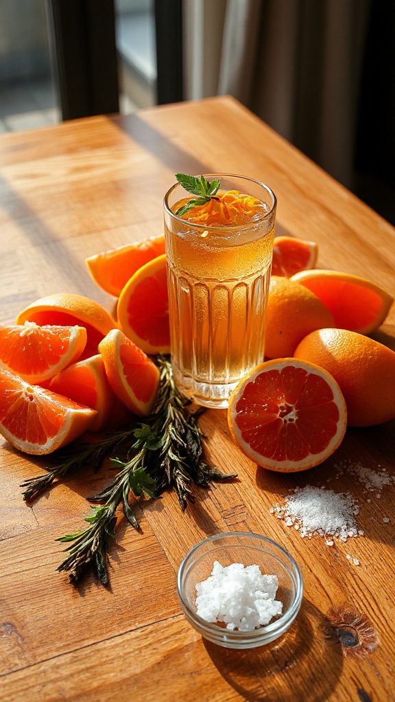 grapefruit dulse mezcal salad