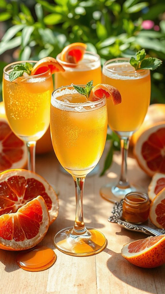 grapefruit honey cocktail delight