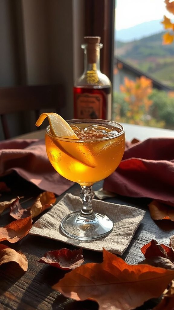 grappa sour autumn cocktail recipe