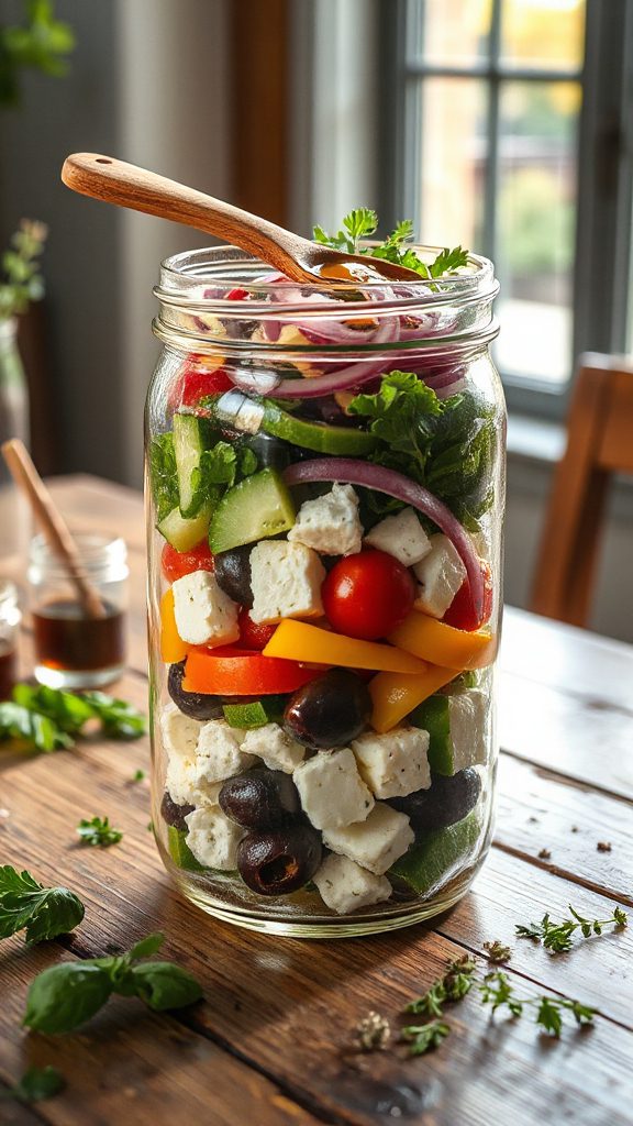 greek salad meal prep