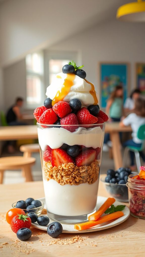 greek yogurt berry parfait greek yogurt berry parfait