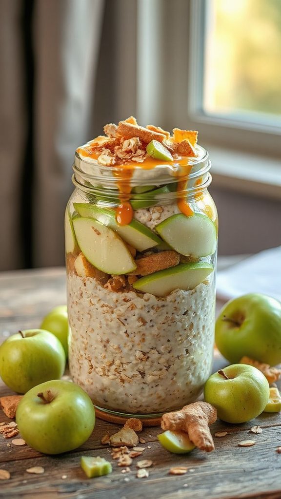 green apple ginger oats
