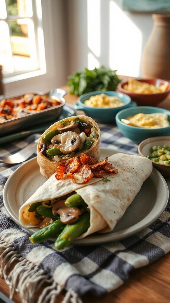 green bean casserole burrito