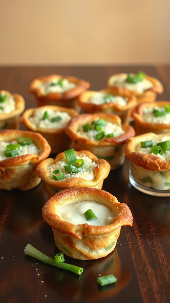 green bean casserole cups