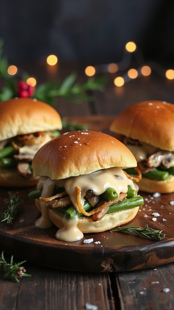green bean casserole sliders