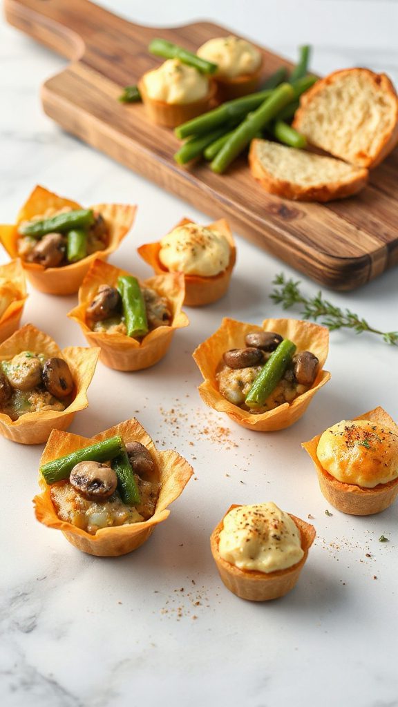 green bean flatbread appetizers